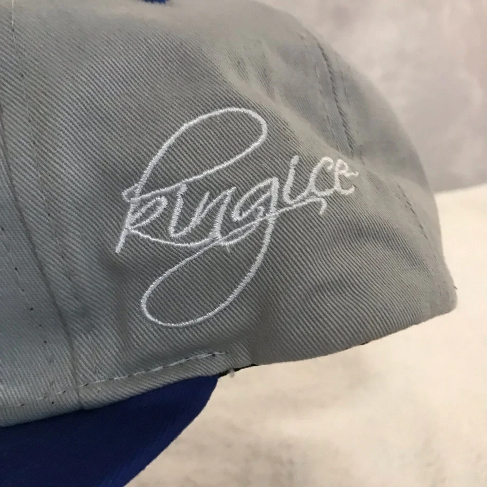King Ice for London England Grey & Blue SnapBack Adjustable Travel & Ball Cap